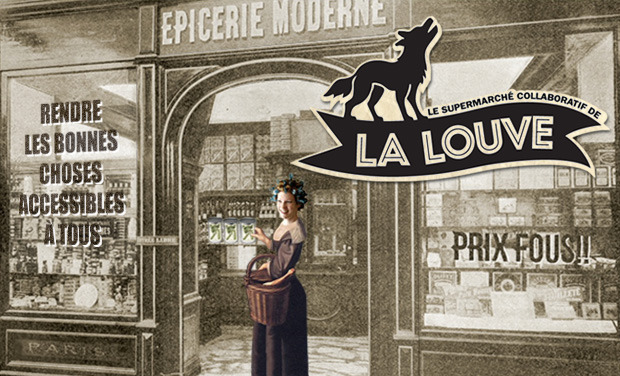LA LOUVE un supermercado cooperativo en el corazón de París.