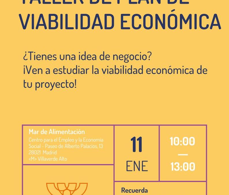 Taller de Plan de Viabilidad Económica