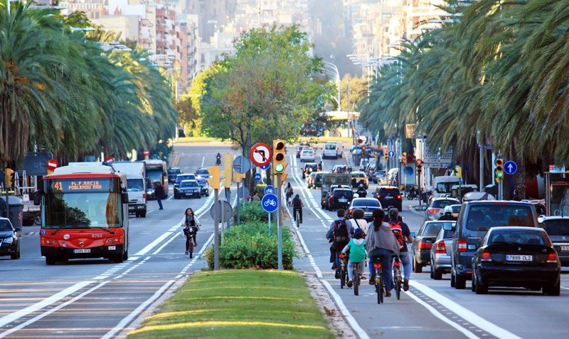 ¿Un carril bici en la Castellana?