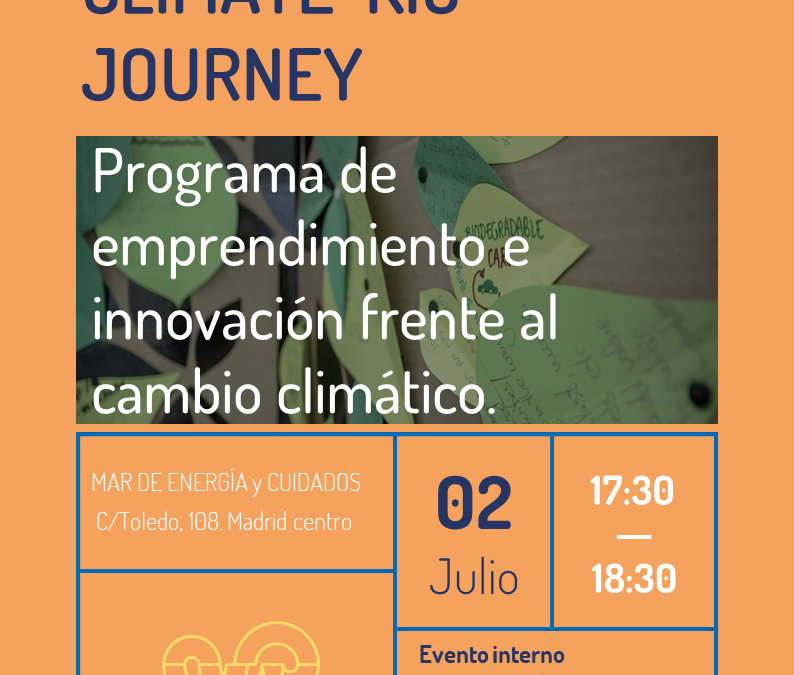 Climate Kic Journey – Programa de emprendimiento e innovación frente al cambio climático