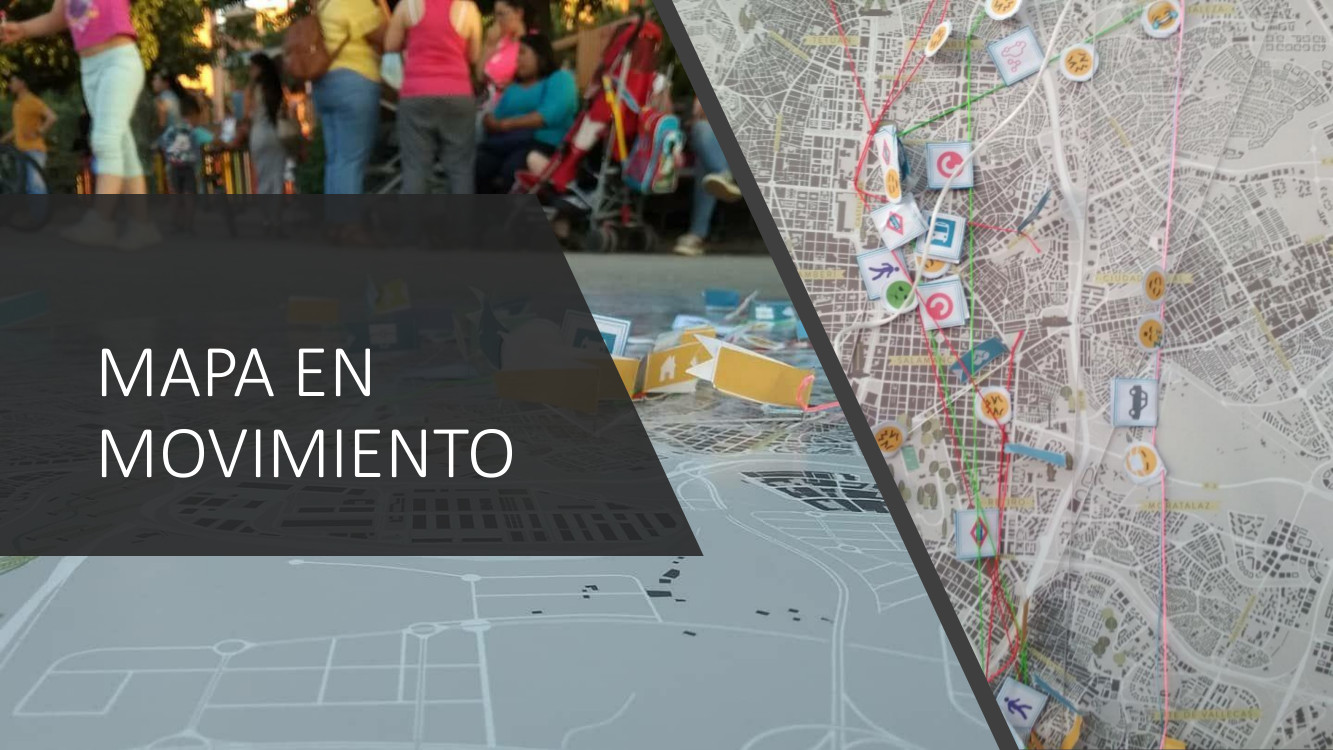 mapa en movimiento
