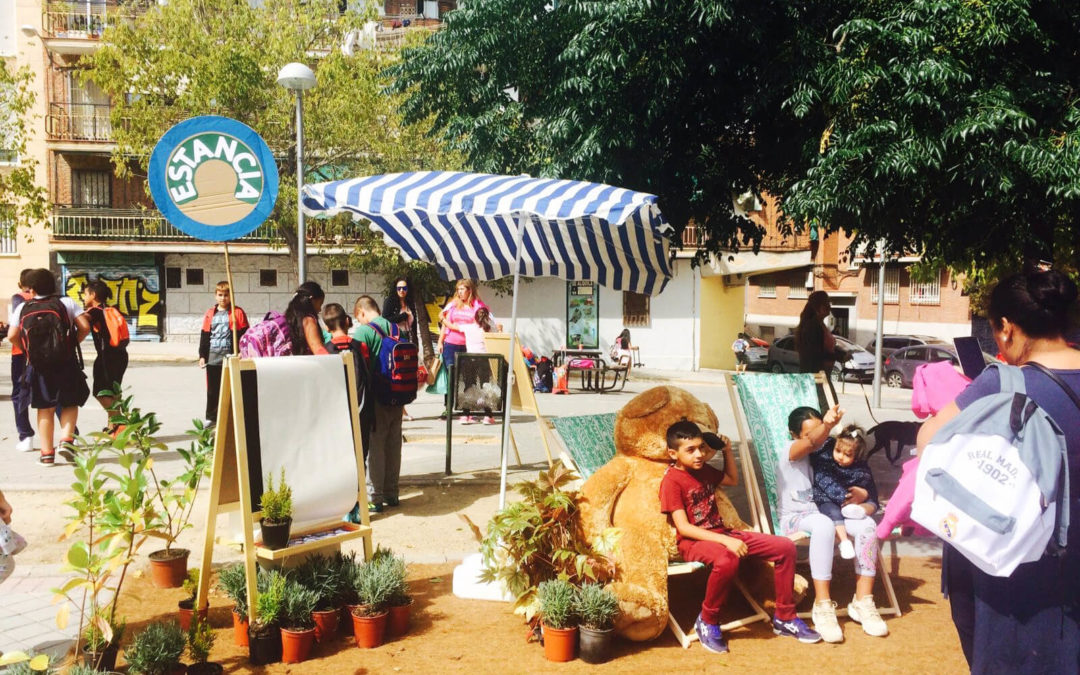 «Parking Day» en colegios de Vallecas