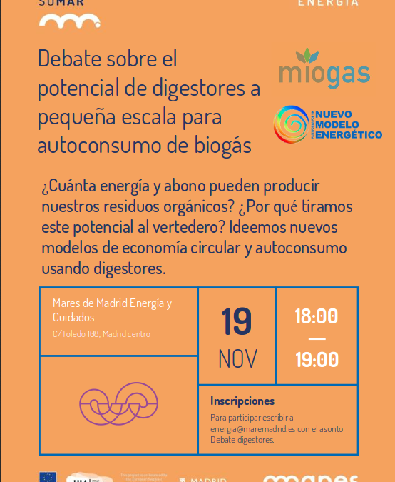 Debate sobre el potencial de digestores a pequeña escala para autoconsumo de biogás