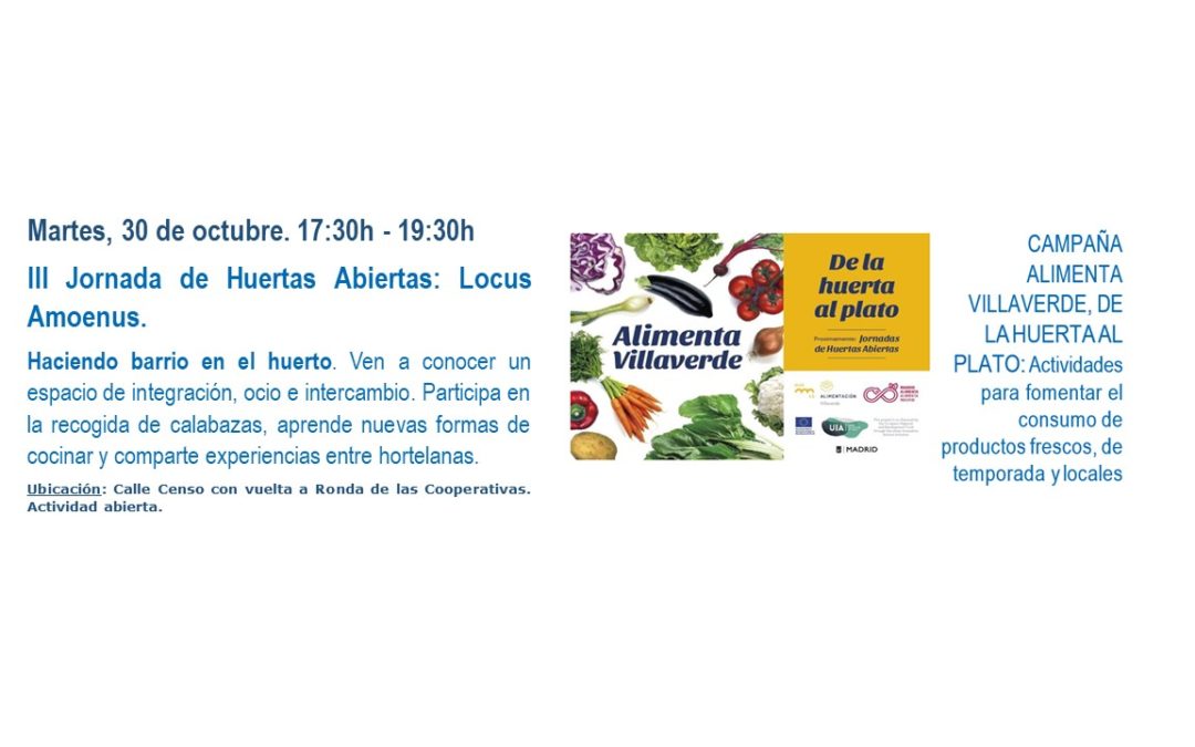 III jornada de Huertas abiertas