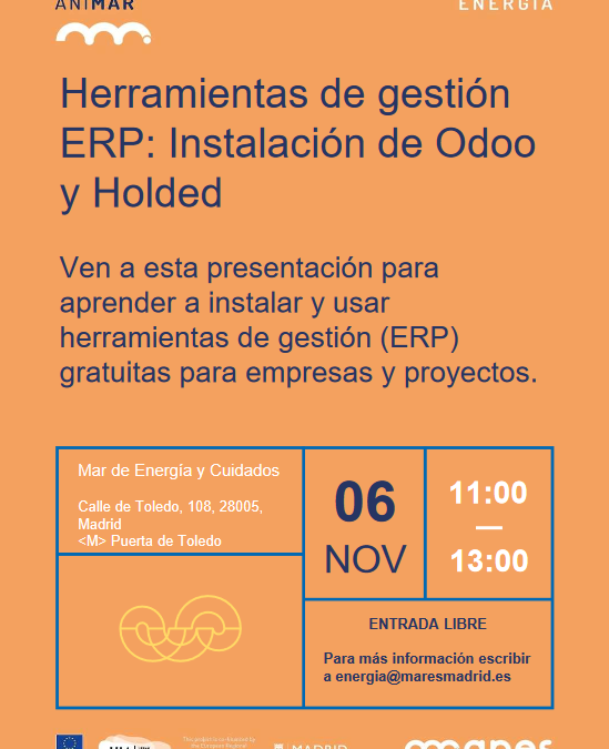 Herramientas de gestión ERP: Instalación Odoo y Holded
