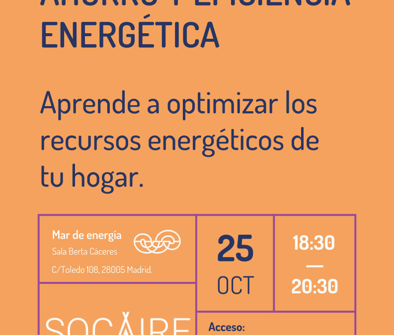Ahorro y eficiencia energética en el hogar