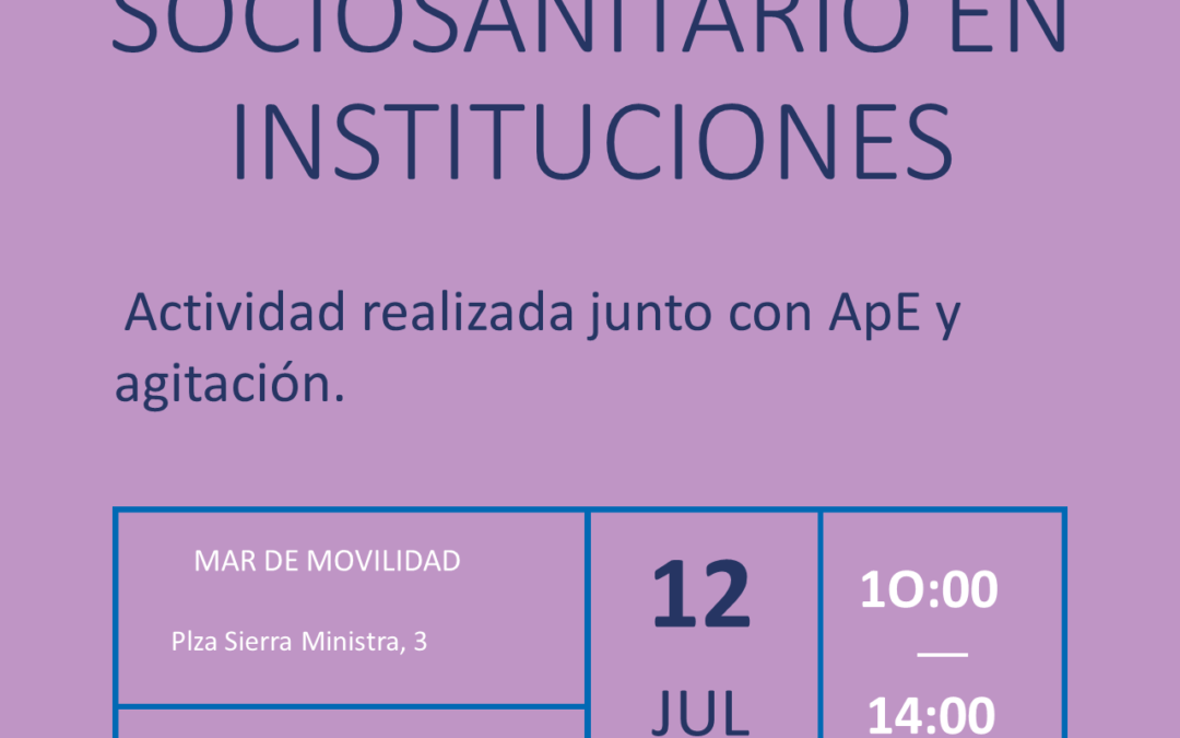Taller sociosanitario en instituciones