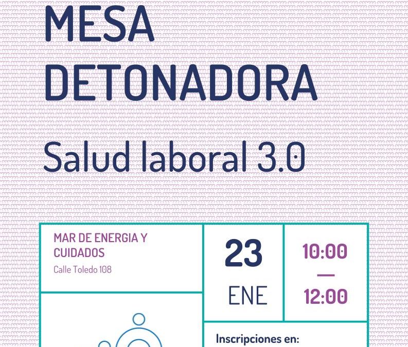 Mesa detonadora: Salud 3.0