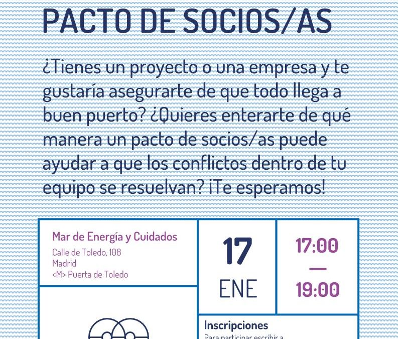 Formación sobre pacto de socios/as