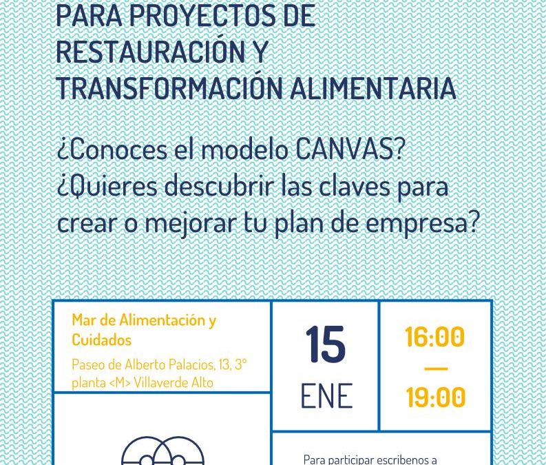 Taller de modelo de negocio para proyectos de restauración y transformación alimentaria