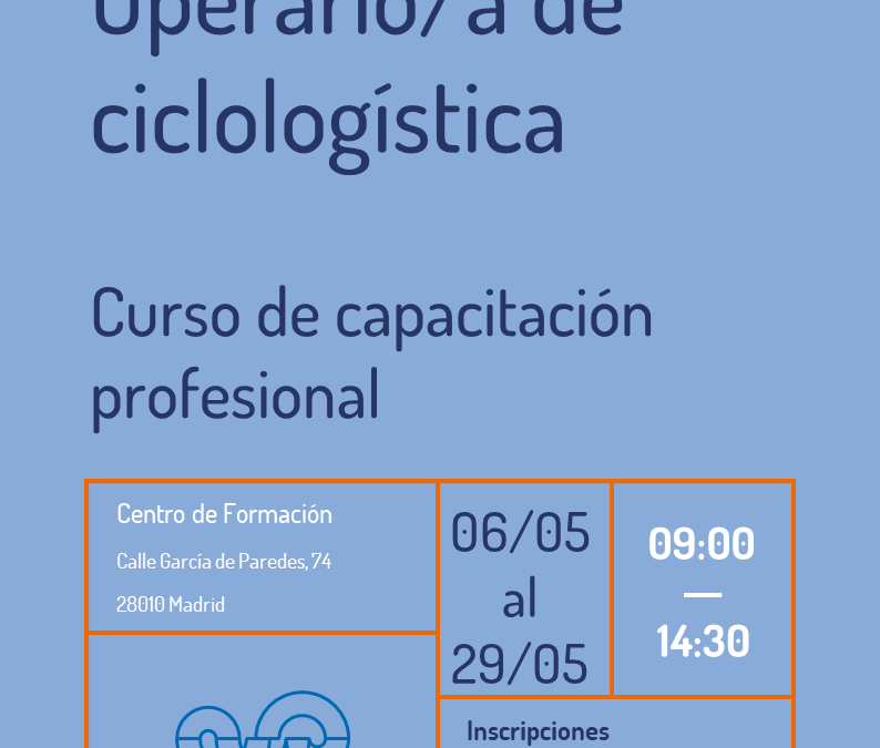 Curso de operario/a de ciclologística (aplazado al 6 de mayo)