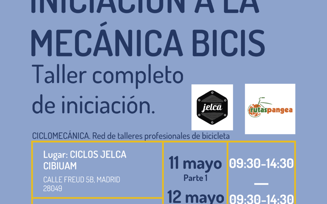 Taller gratuito de iniciación a la mecánica de bicicletas