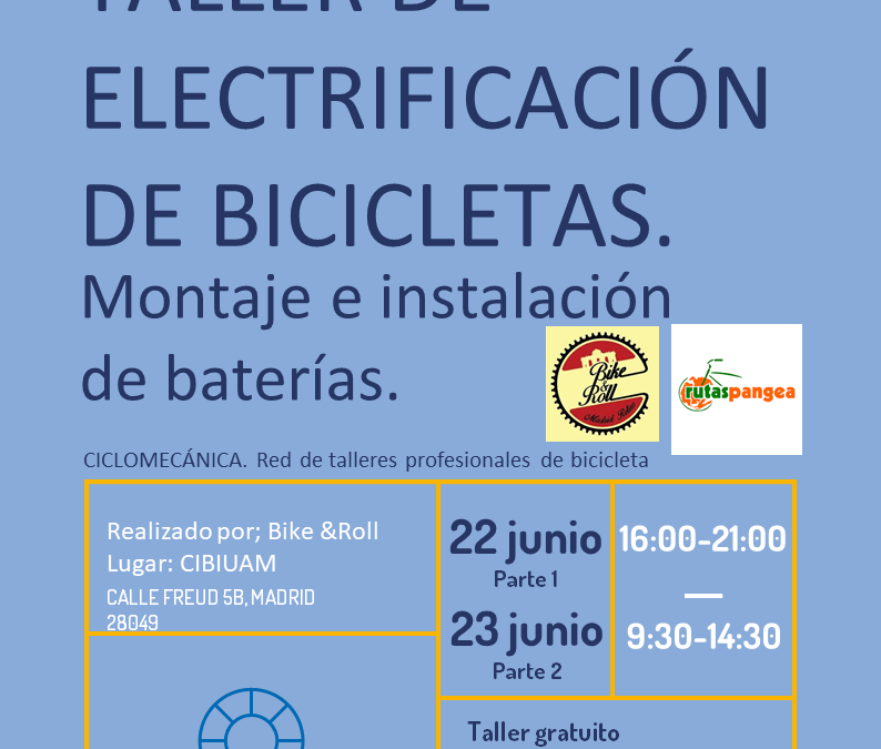 Taller gratuito de electrificación de bicicletas