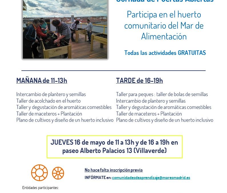 Jornada de Huertas Abiertas: tu huerto en la azotea