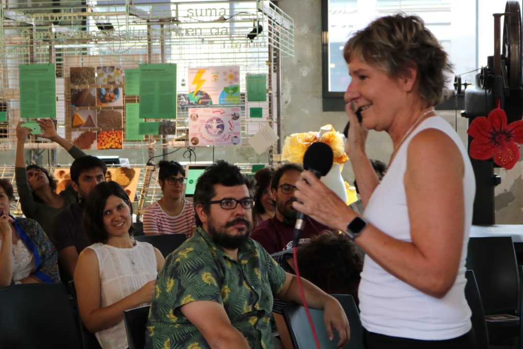 Beverly Wenger durante su visita a Madrid