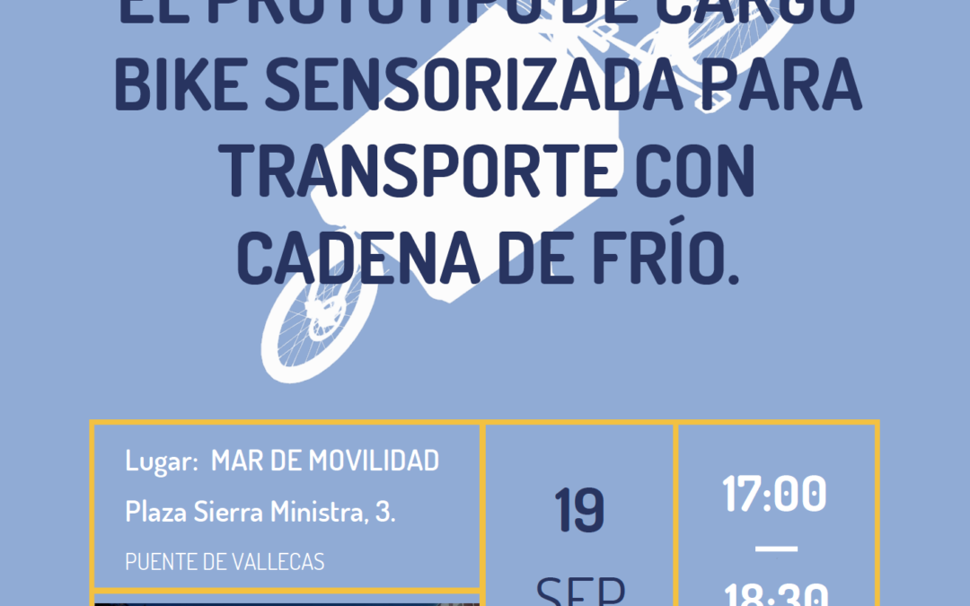 Test del prototipo de cargo bike con sensorización de temperatura. SEM 19